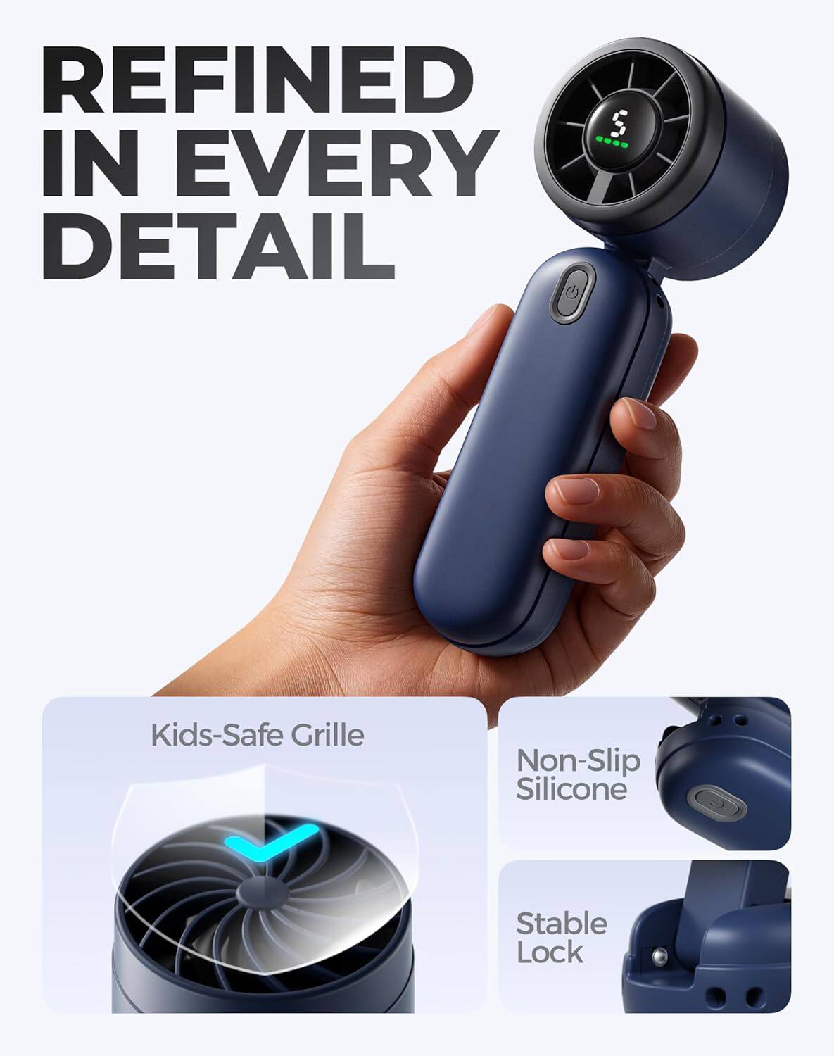 REFINED IN EVERY DETAIL

Kids-Safe Grille
Non-Slip Silicone
Stable Lock