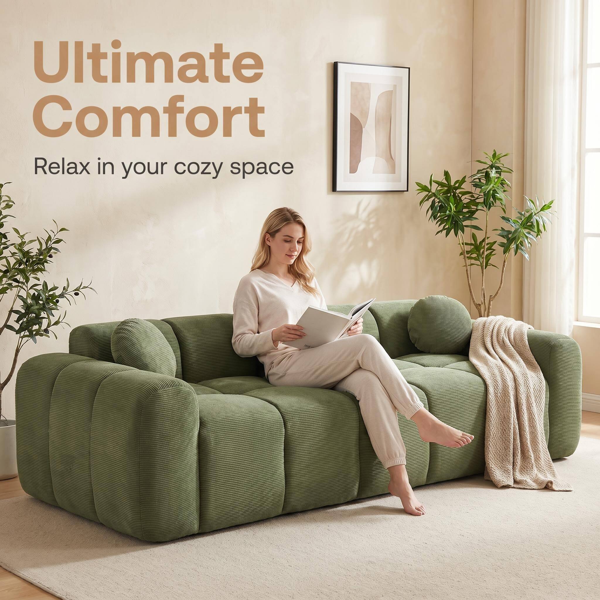 Ultimate Comfort  
Relax in your cozy space