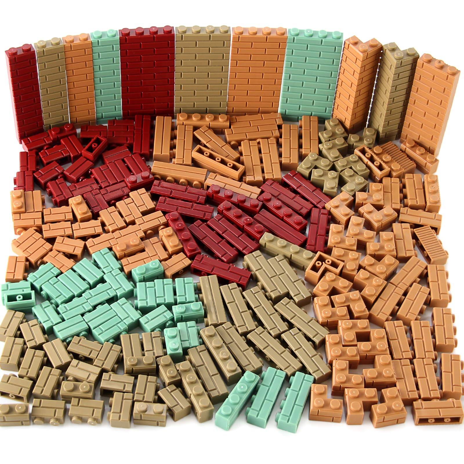 Leash Valley Masonry Profile Bricks Set Building Blocks For Wall Parts ...