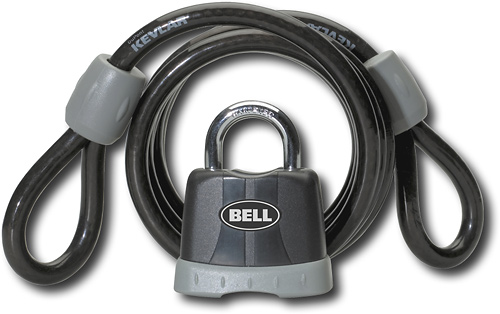 Bell Sports - Key'n Go Cable and Padlock - Black
