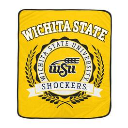 Pegasus - Wichita State Shockers 50" x 60" University Crest Ultra Soft Blanket - Multicolor