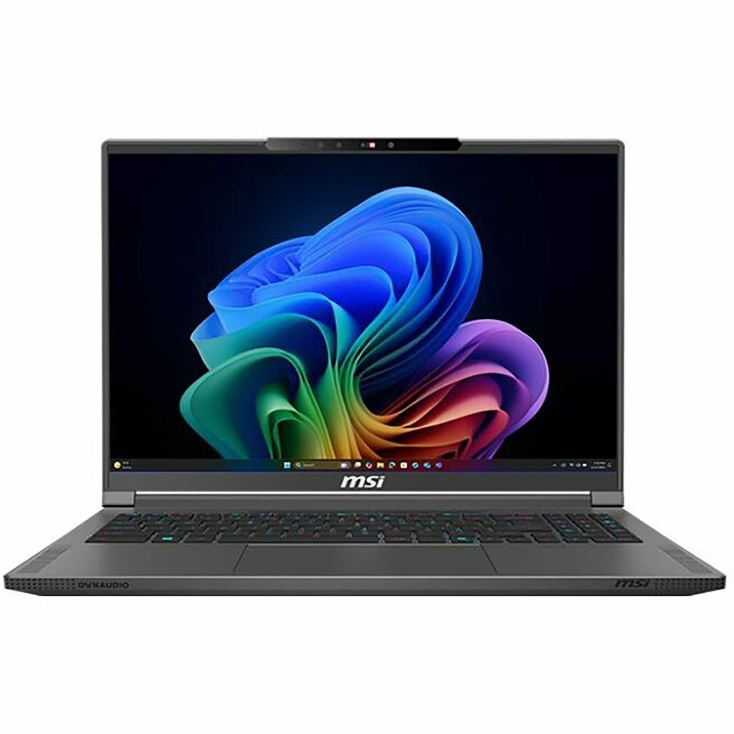 MSI - Creator A16 AI+ 16" OLED 2560 x 1440 (QHD) Laptop - AMD Ryzen AI 9 with 32GB Memory - 1 TB SSD - Lunar Gray, Gray