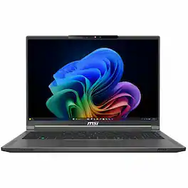 MSI - Creator A16 AI+ 16" OLED 2560 x 1440 (QHD) Laptop - AMD Ryzen AI 9 with 32GB Memory - 1 TB SSD - Lunar Gray, Gray