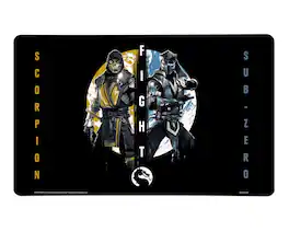 Trend Setters - Mortal Kombat (Scorpion V. Sub Zero) 18" x 12" Desk Mat - Multicolor