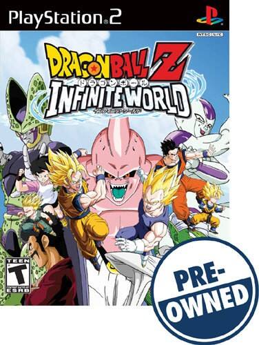 Front Standard. Dragon Ball Z: Infinite World — PRE-OWNED - PlayStation 2.
