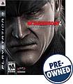 Front Detail. Metal Gear Solid 4: Guns of the Patriots — PRE-OWNED - PlayStation 3.