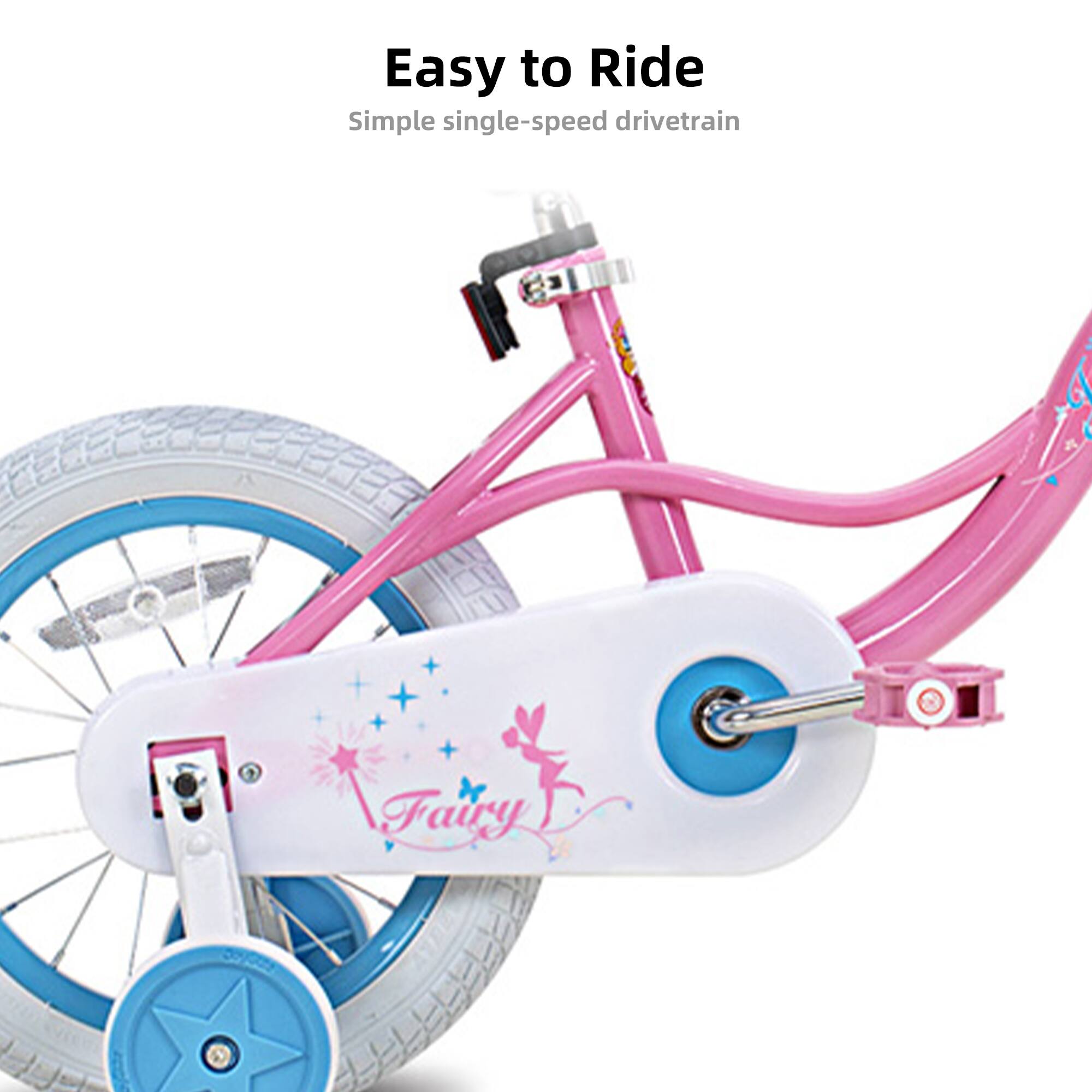 Easy to Ride  
Simple single-speed drivetrain