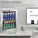 Alt View 13. Whynter - 62-Can Beverage Refrigerator With Lock - Silver.