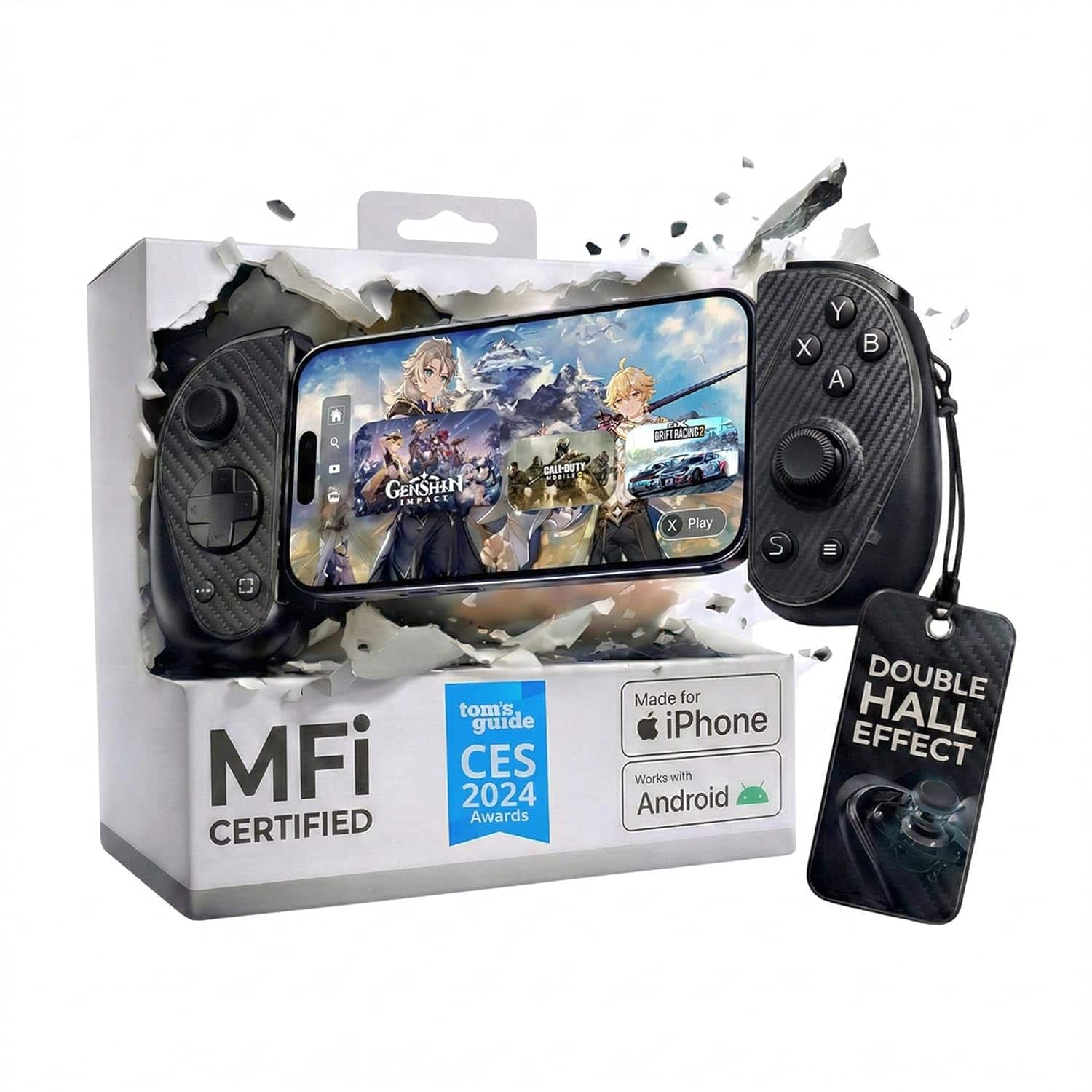 Serafim - S3 Mobile Gaming Controller - Black