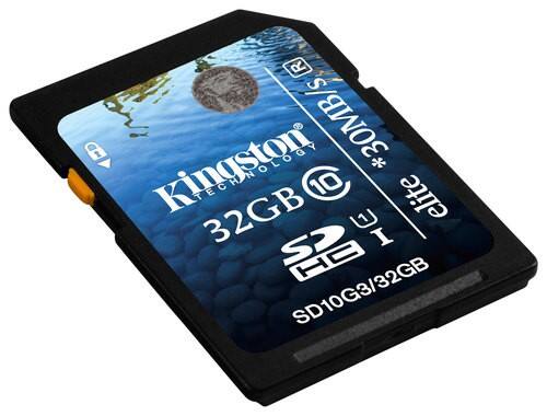 Front Standard. Kingston Technology - 32GB Secure Digital High Capacity (SDHC) Class 10 UHS-I Memory Card.