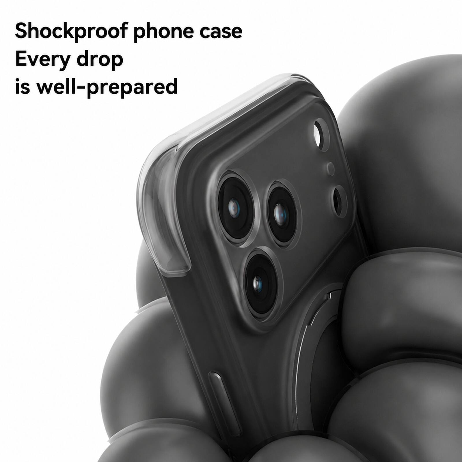 Shockproof phone case  
Every drop is well-prepared