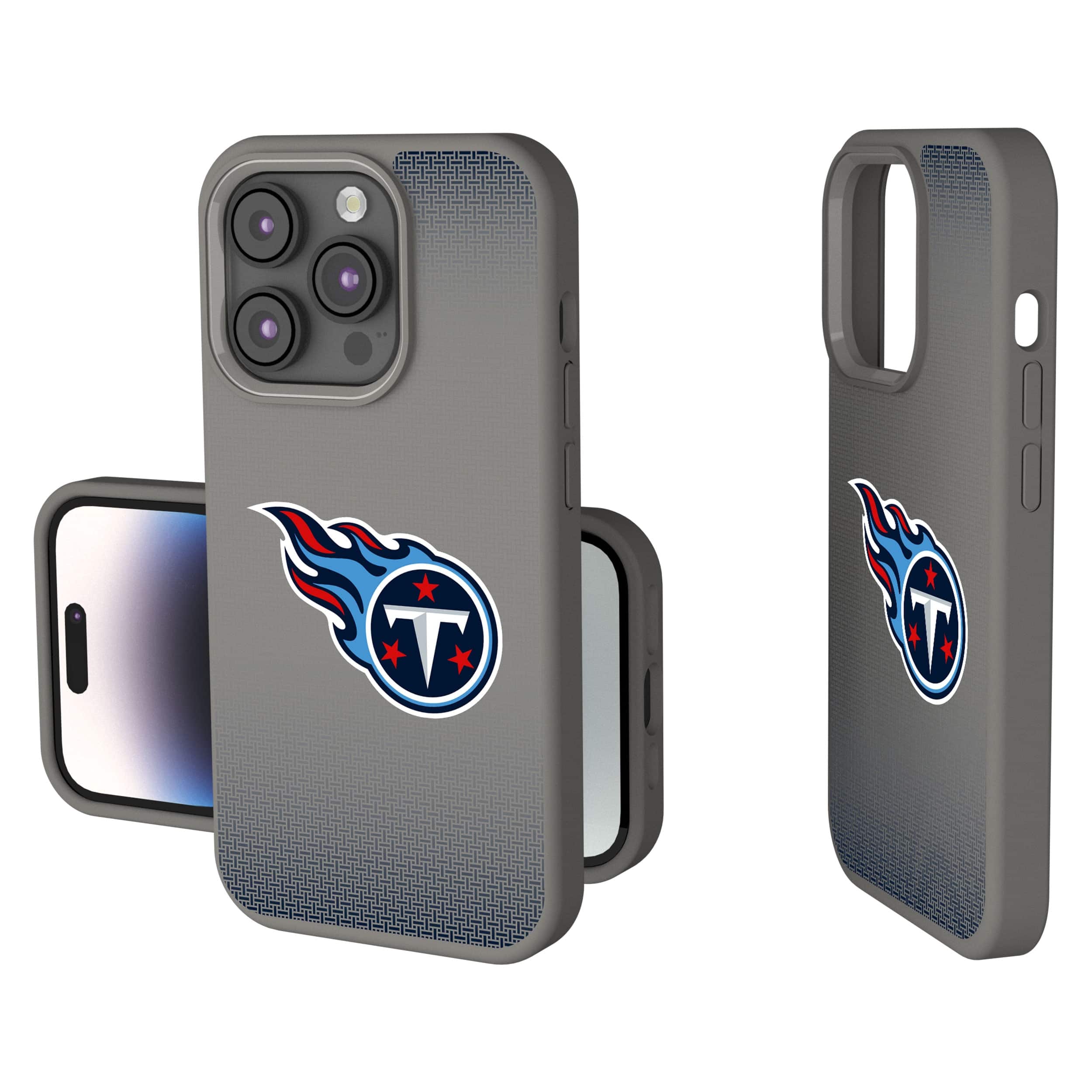 Keyscaper - NFL - Tennessee Titans Linen Logo iPhone Soft Touch Case - 15 Plus - Gray price history on PriceWatchPro