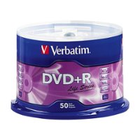 Verbatim - Life Series 16x DVD+R Discs (50-Pack) - Front_Zoom