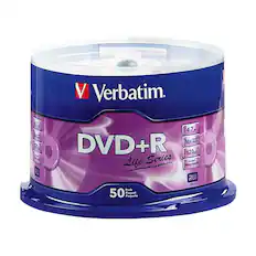 Front. Verbatim - Life Series 16x DVD+R Discs - Multicolor.