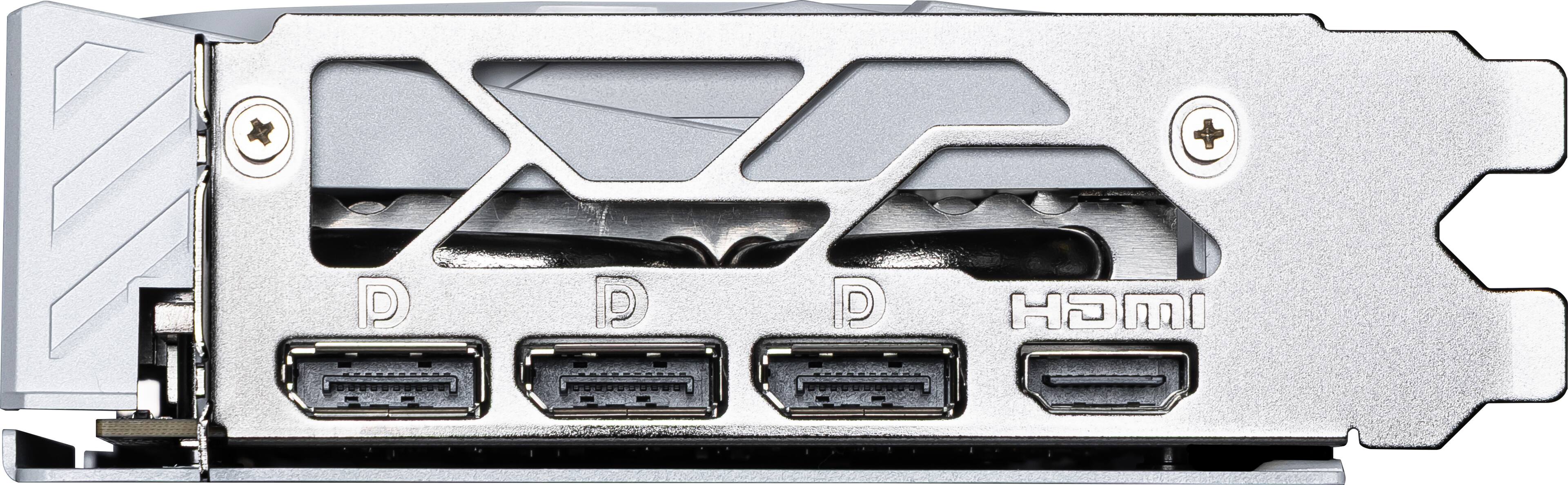 Alt View 4. MSI - NVIDIA GeForce RTX 5060 Ti 8G GAMING TRIO OC WHITE 8GB GDDR7 PCI Express Gen 5 Graphics Card - White.