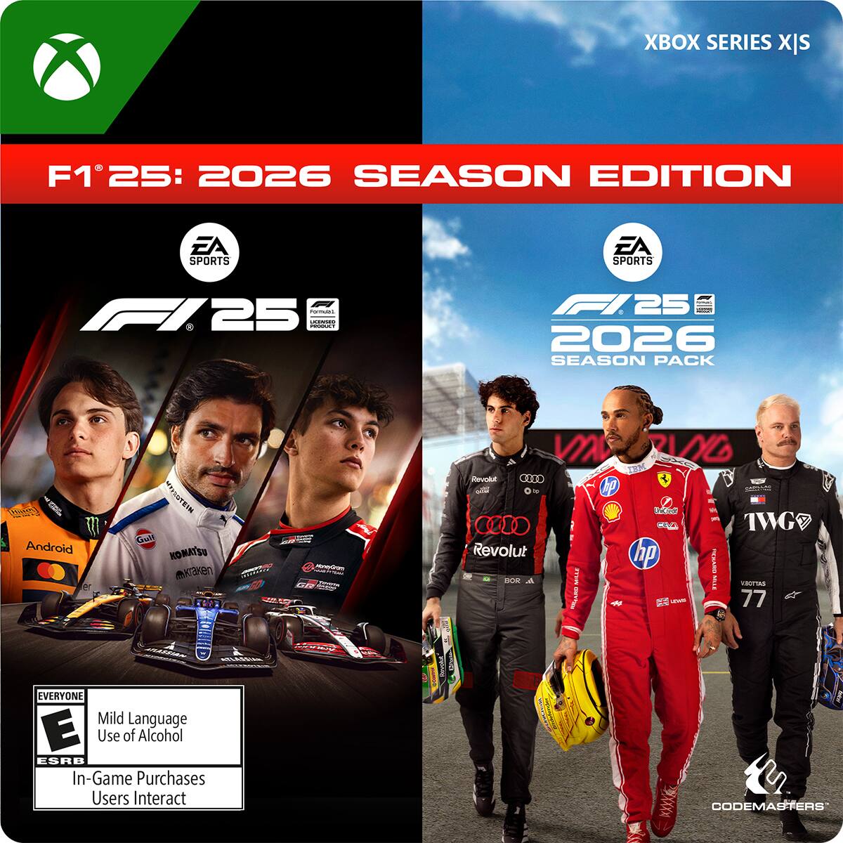 F1 25 - 2026 SEASON EDITION - XBOX Series X, XBOX Series S [Digital]