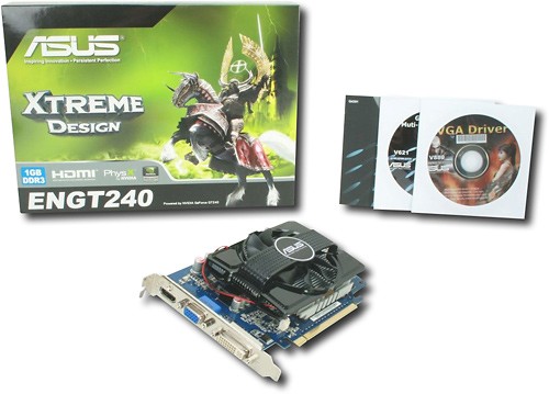 ASUS Geforce GT240 PCI-E 2.0 1 GB DDR3 Graphics Card ENGT240/DI/1GD3 