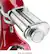 Alt View 11. KitchenAid - KSMPSA Pasta Sheet Roller for Most KitchenAid Stand Mixers - Silver.