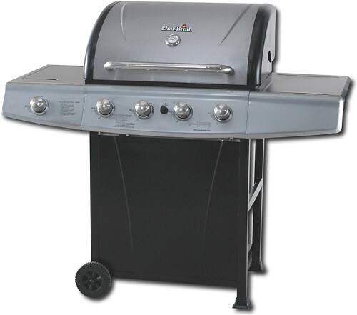 Angle Standard. Char-Broil - M2 Gas Grill - Black/Stainless-Steel.