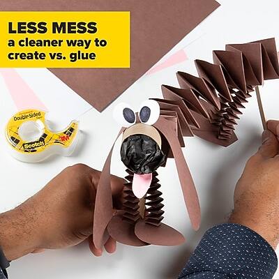 LESS MESS  
a cleaner way to create vs. glue  

Double-Sided Scotch 3M