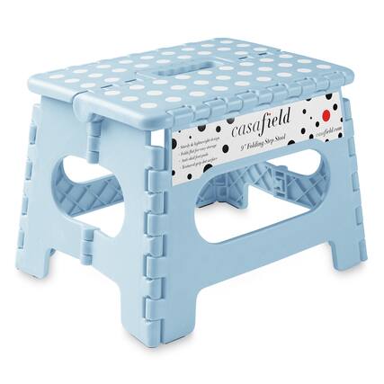 casafield Step Stool
casafield.com
9" Folding Step Stool
- Sturdy lightweight design
- Folds flat for easy storage
- Anti-slip grip on foot pads
- Textured grip on surface