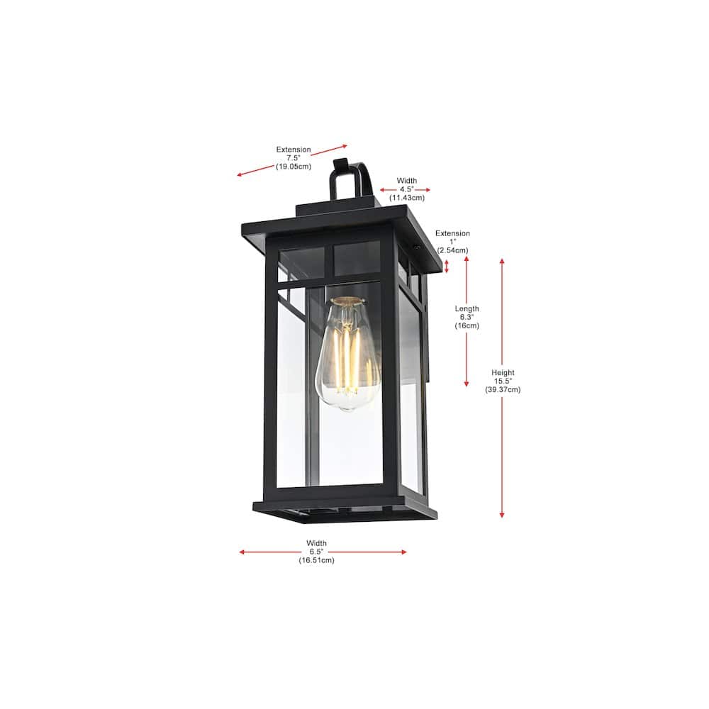 Elegant Lighting - Mercer 7 inch Outdoor Pendant - Black price history on PriceWatchPro