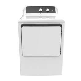 GE - 6.2 Cu. Ft Commercial Style Electric Dryer With Even Airflow - White