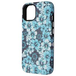 Mybat Pro - Fuse Series Case for MagSafe Apple iPhone 14 - Blue Hibiscus - Multicolor