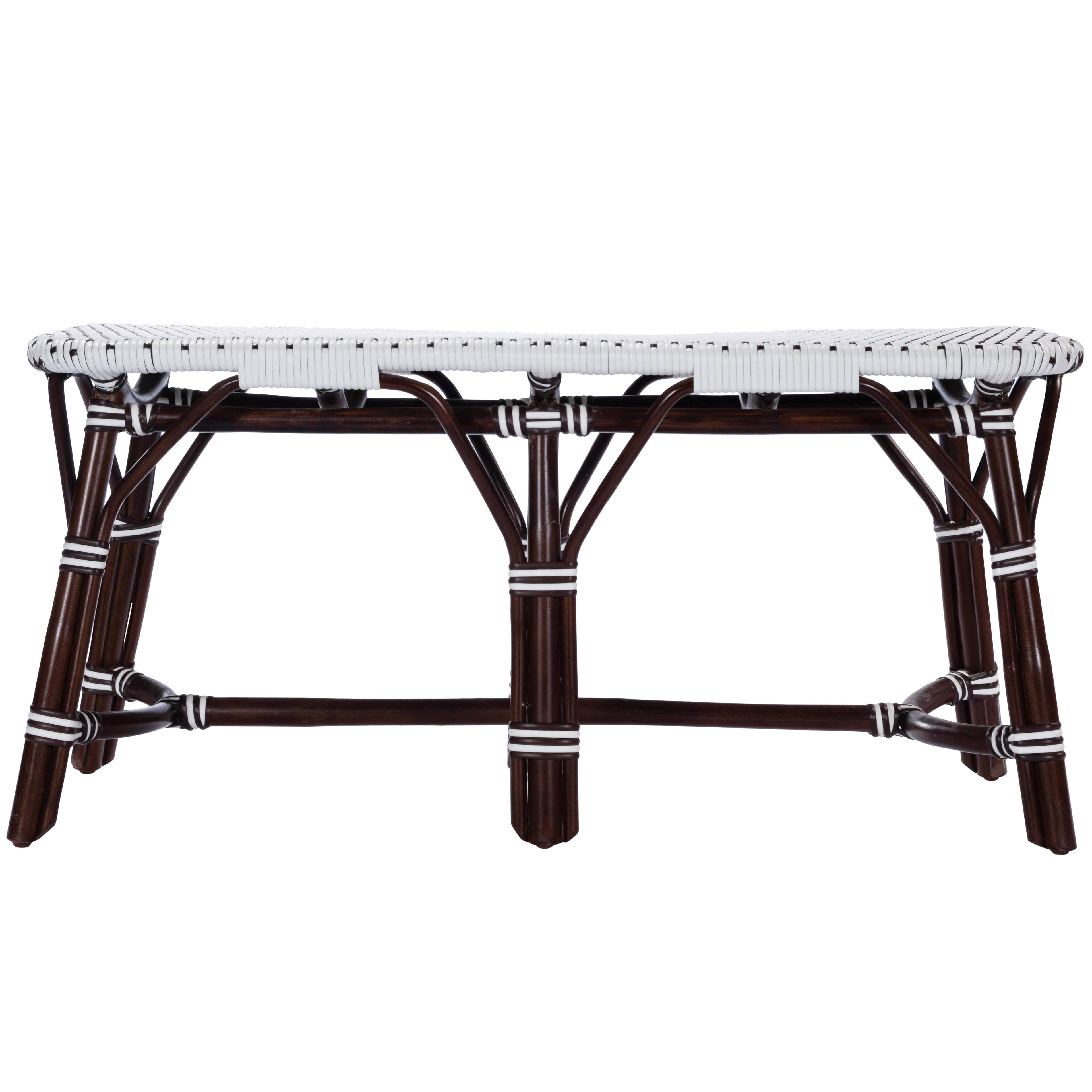 Alt View 5. Butler Specialty - Marcella Indoor-Outdoor 42.5 in. W Rectangular Rattan Backless Accent Bench - Dark Brown.