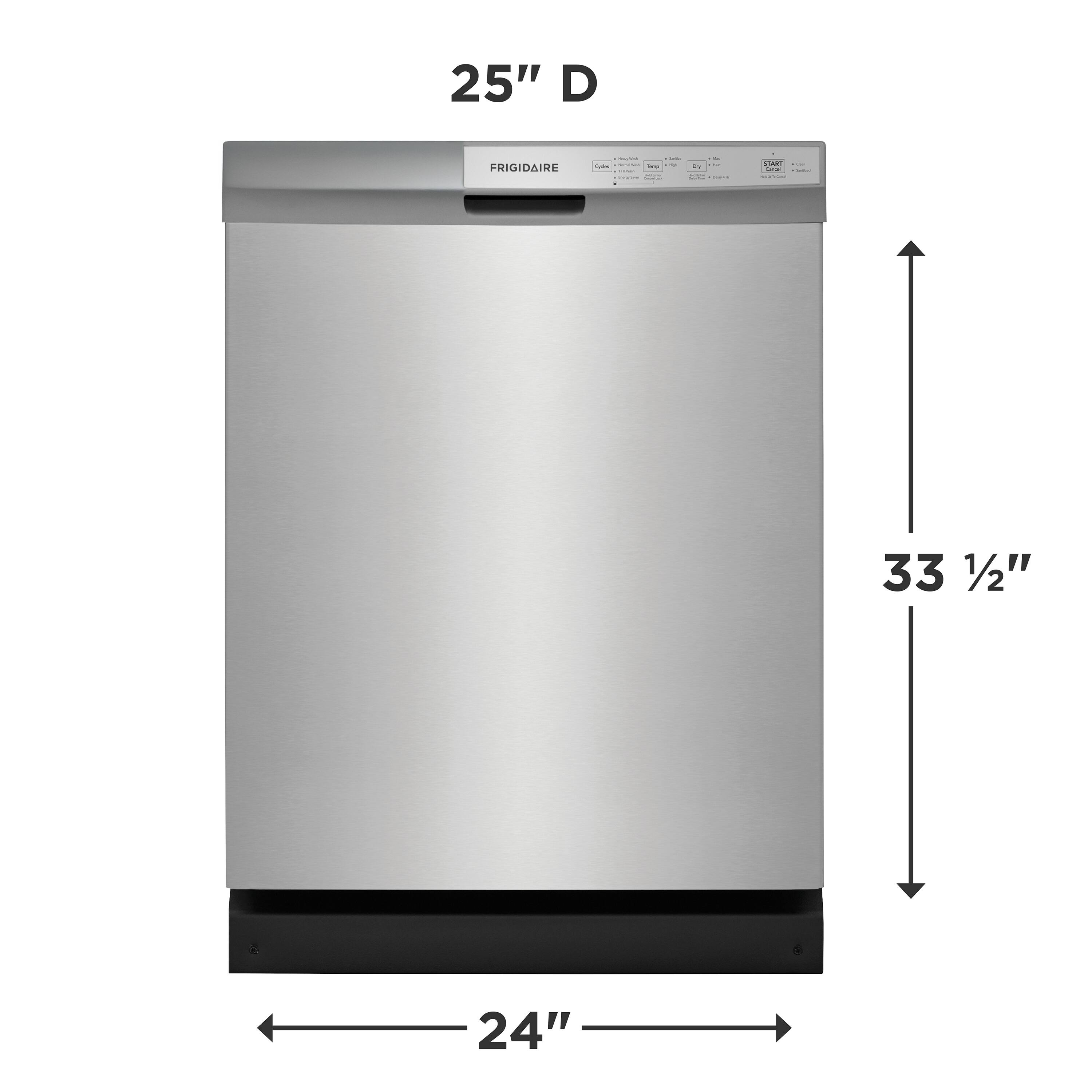 25" D FRIGIDAIRE  
33 1/2"  
24"
