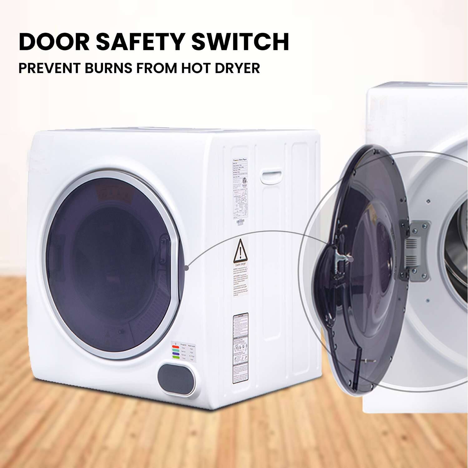 DOOR SAFETY SWITCH  
PREVENT BURNS FROM HOT DRYER