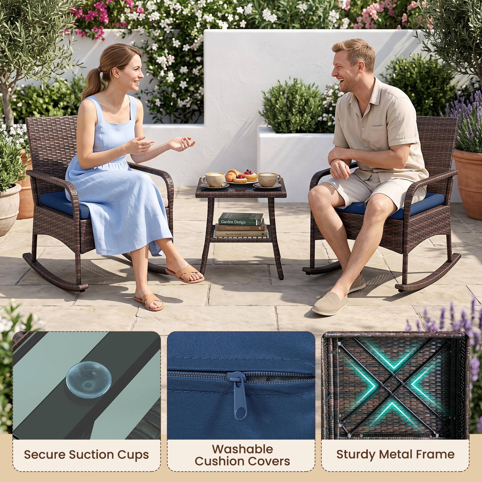 Garden Design - Tweet

Secure Suction Cups

Washable Cushion Covers

Sturdy Metal Frame