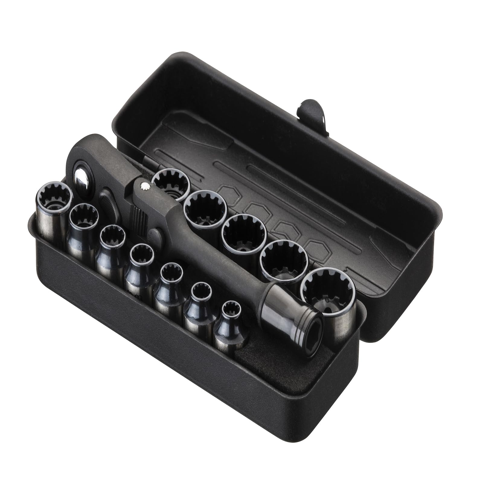 Alt View 2. JETRANSPORT - Tool 77-piece Torx Bit Set Fully Armed With Waterproof Camera Hard Protective Case 29-piece 1 4 Multi - 35PC Precision.