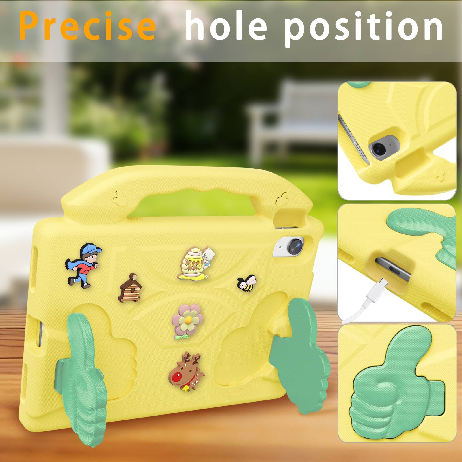 Precise hole position
