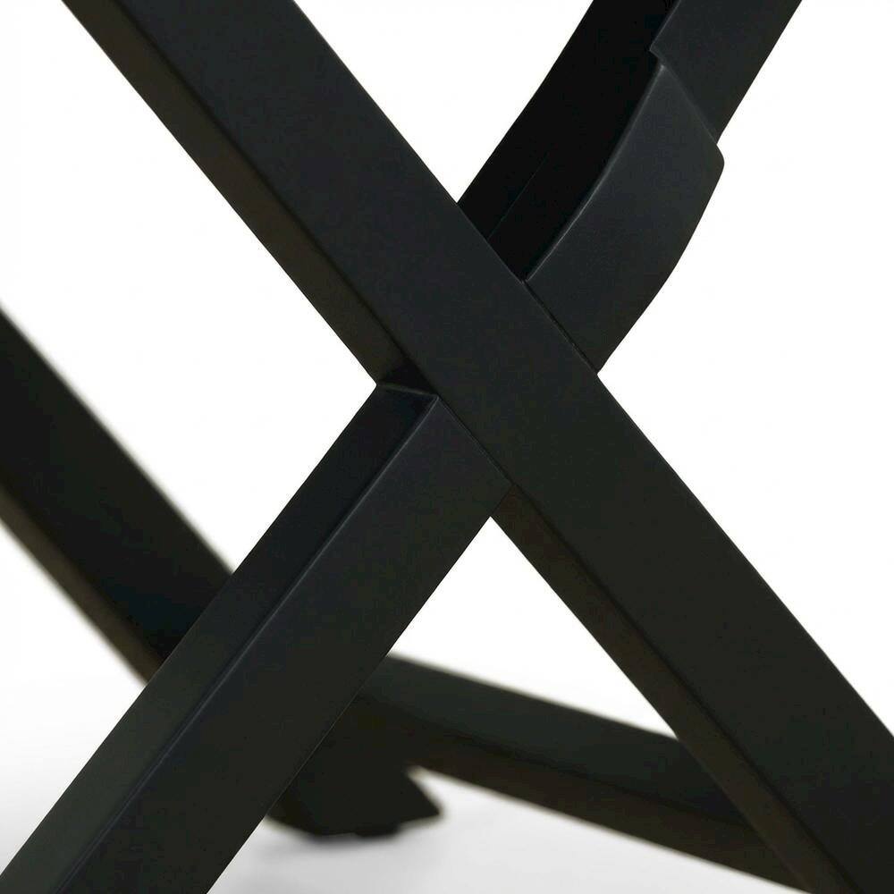 Left. FurniFact - Black Bedroom Nightstand with Clean Design and Sturdy Construction - Brown.