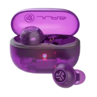 JLab - Go POP ANC True Wireless Earbuds & Cloud Foam Tips - Purple - Front_Zoom