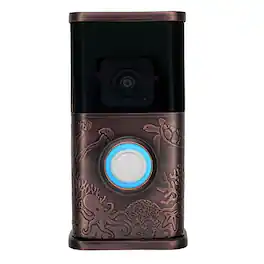 Michael Healy - Coastal Video Doorbell Cover (Ring 3, 3 Plus, 4, Battery Plus and Battery Pro) - Oiled Bronze