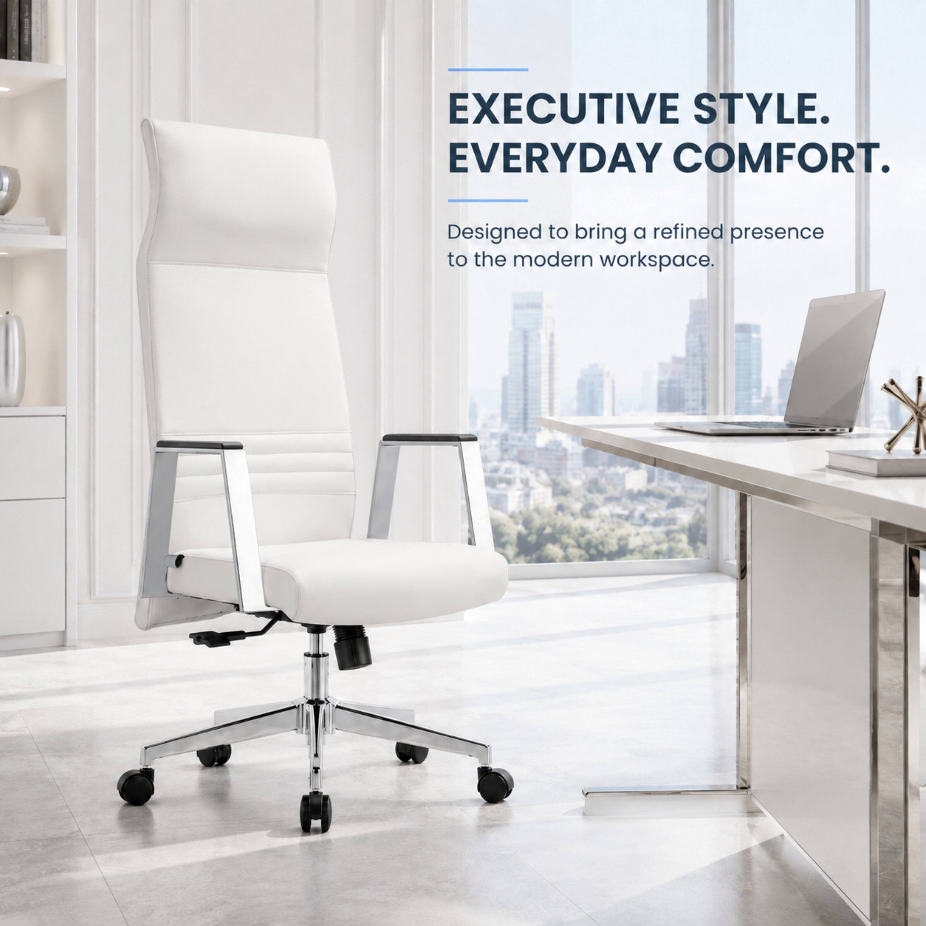 EXECUTIVE STYLE. EVERYDAY COMFORT.

Designed to bring a refined presence to the modern workspace.