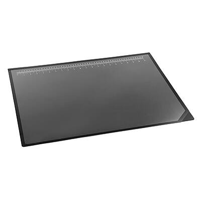 Artistic - Logo Pad Anti-Slip Rubber Desk Pad, 24" x 19" - Black/Clear