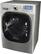 Left Standard. LG - SteamDryer 7.4 Cu. Ft. 14-Cycle Ultra Capacity Gas Dryer - Graphite Steel.