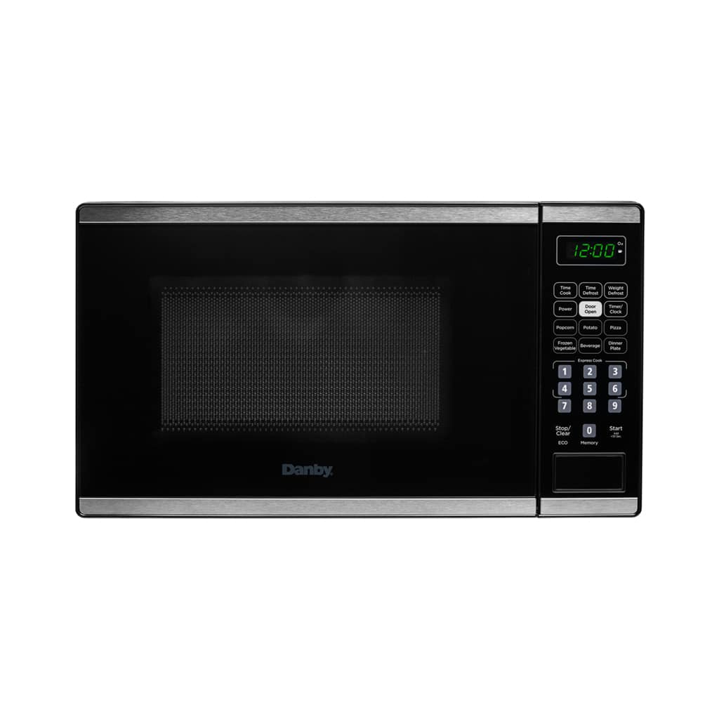 Danby - 0.7 cu. ft. Countertop Microwave - Stainless Steel
