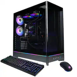 CyberPowerPC - Gaming Desktop - Intel Core i7-14700F - NVIDIA GeForce RTX 5070 12GB - 32GB DDR5 - 2TB PCIe 4.0 SSD - Black