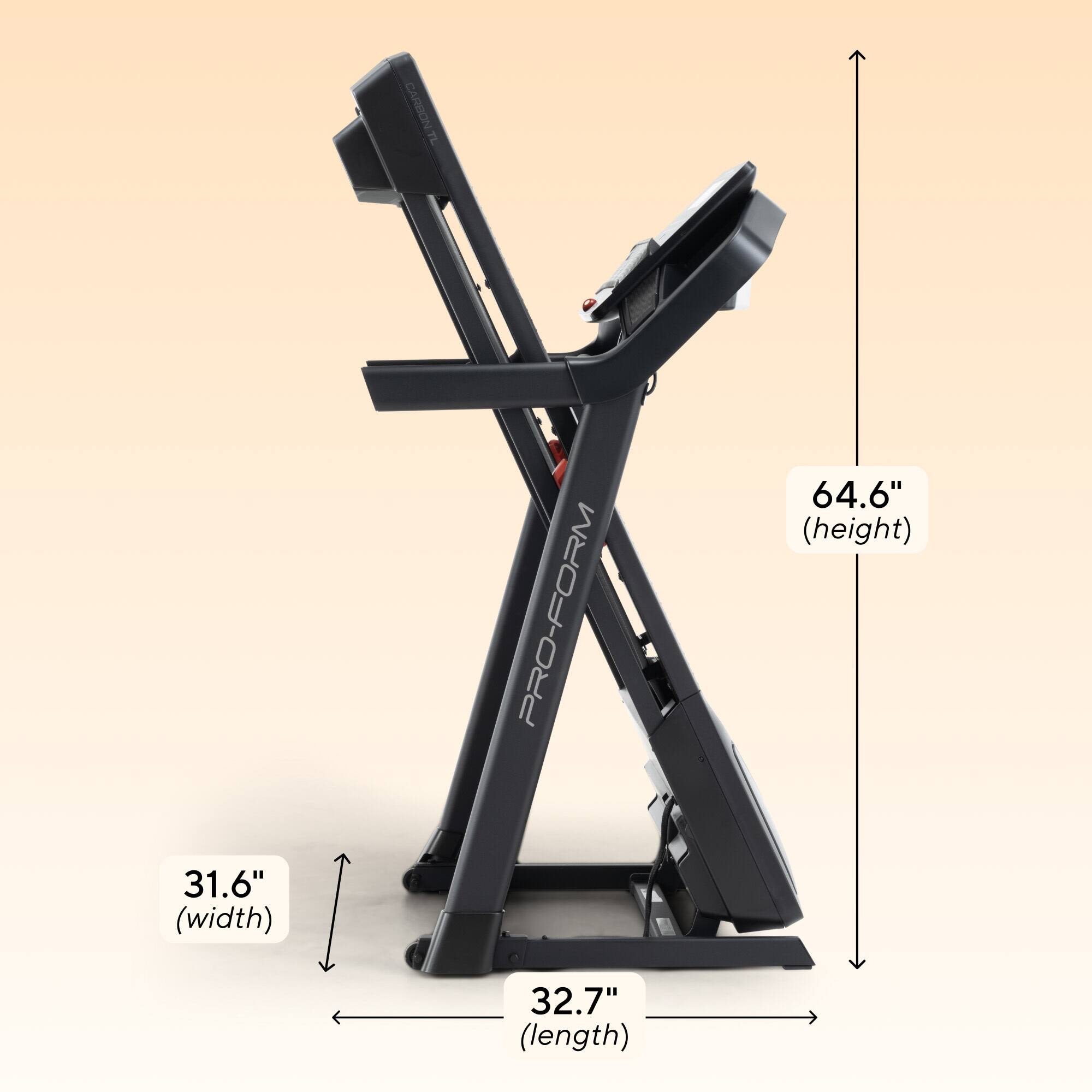 CAREON PRO-FORM 64.6" (height) 31.6" (width) 32.7" (length)