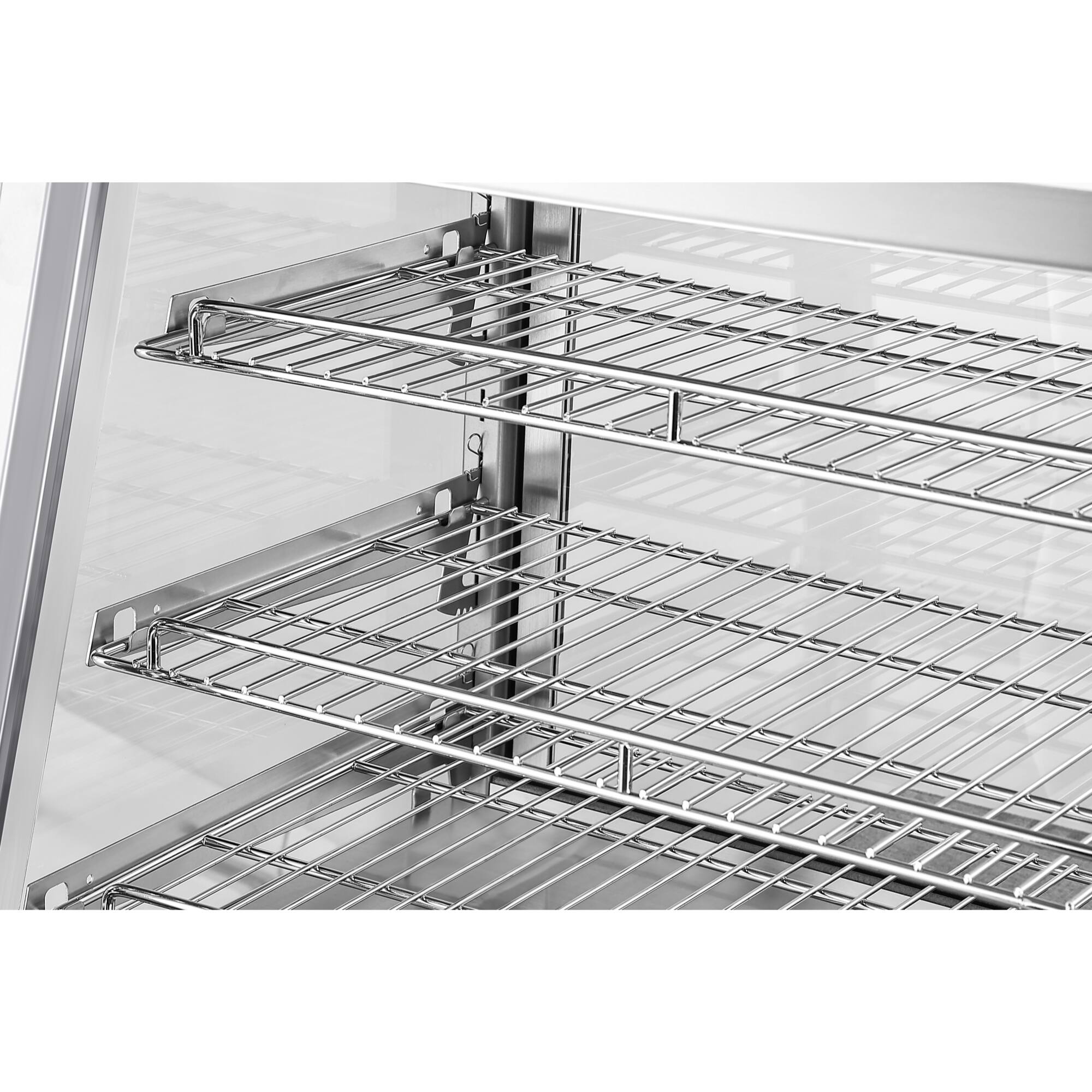 Back. Koolmore - 48 in. Glass Countertop Display Warmer, 6.5 cu. ft. in Stainless Steel (HDC-6C-SS) - Silver.