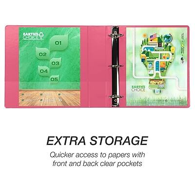 EARTH CHOICE

01 02 03 04 05

EARTH CHOICE EXTRA STORAGE

Quicker access to papers with front and back clear pockets