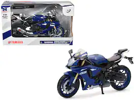 Yamaha YZF-R1 Motorcycle Blue 1/12 Diecast Model by New Ray