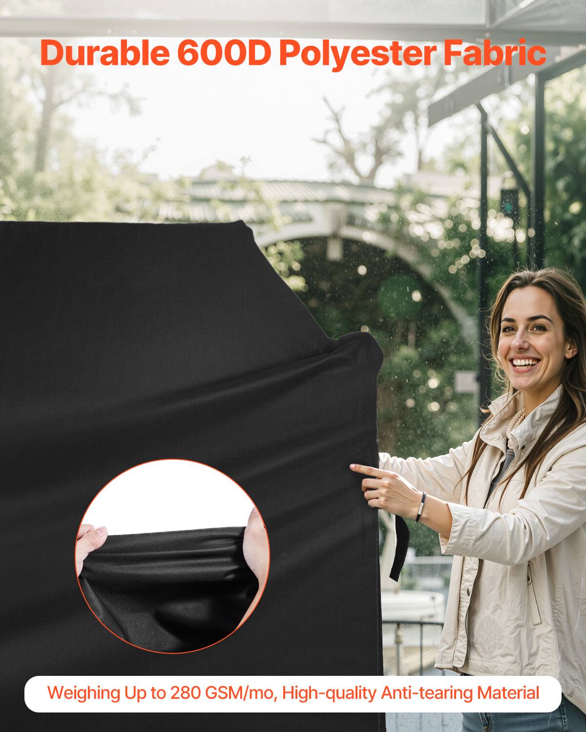 Durable 600D Polyester Fabric

Weighing Up to 280 GSM/mo, High-quality Anti-tearing Material