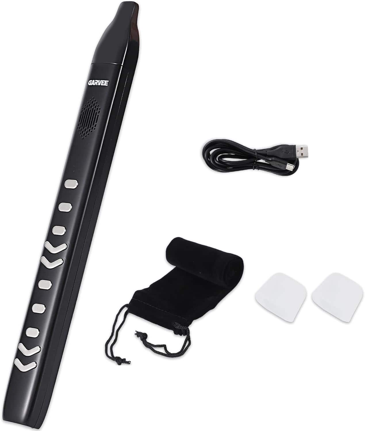 Homhougo - Portable Electronic Wind Instrument with 10 Tones, MIDI, Fingering Modes & Rechargeable Battery