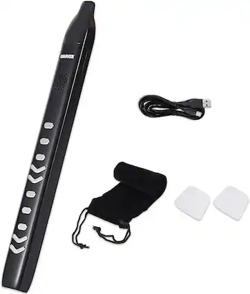 Front. Homhougo - Portable Electronic Wind Instrument with 10 Tones, MIDI, Fingering Modes & Rechargeable Battery.