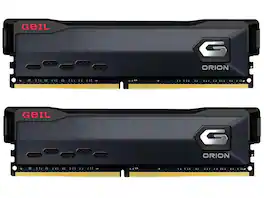 GeIL - ORION 32GB (2 x 16GB) DDR4 3200 (PC4 25600) Desktop Memory Model GAOG432GB3200C16ADC - Titanium Gray